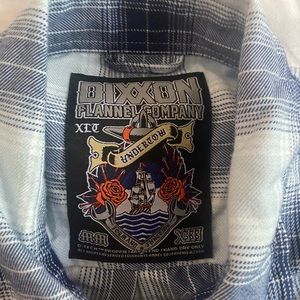 Dixxon size XL tall Mens long sleeve flannel “undertow”